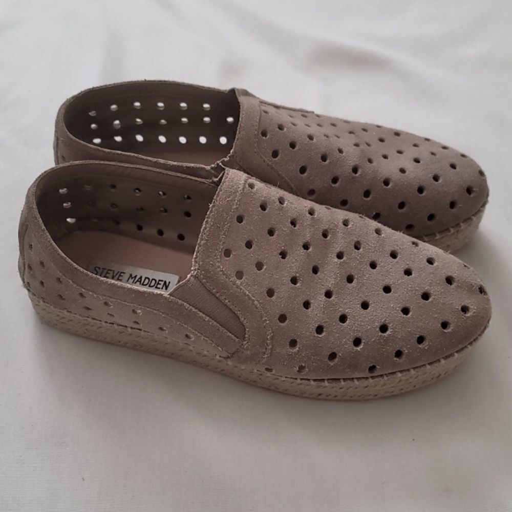 Steve madden suede espadrilles size 7.5